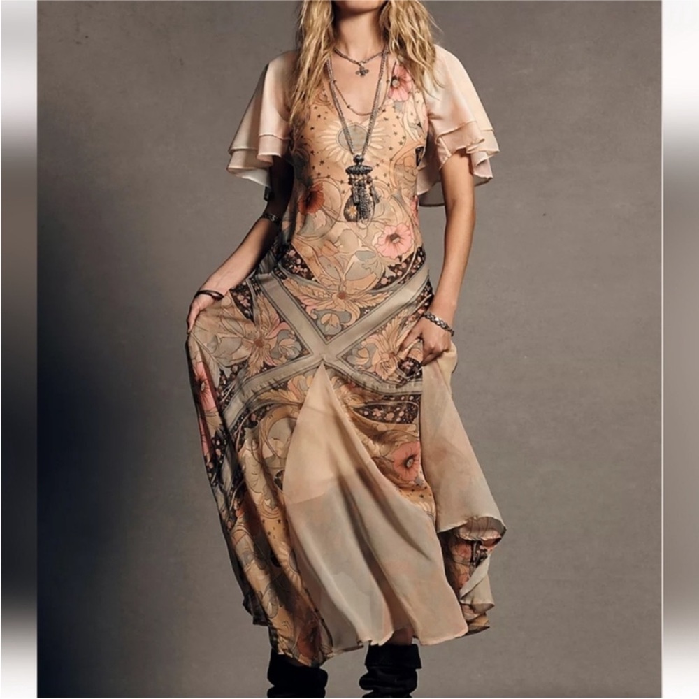Free People Celestial Nights Maxi Dress NWOT